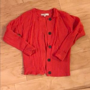 Loft Orange Sweater / Cardigan